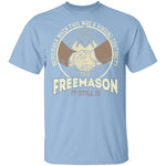 Freemason Handshake T-Shirt CustomCat