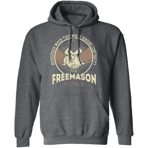 Freemason Handshake T-Shirt CustomCat