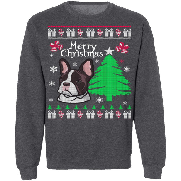 French Bulldog Ugly Christmas Sweater CustomCat