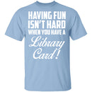 Fun Library Card T-Shirt CustomCat