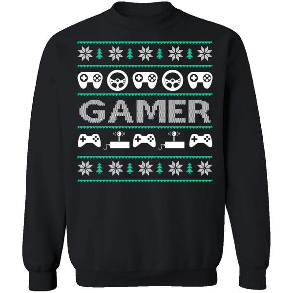 Game Controller Ugly Christmas Sweater CustomCat
