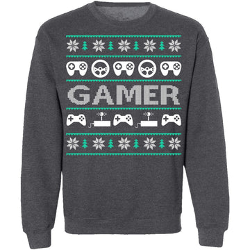Game Controller Ugly Christmas Sweater CustomCat