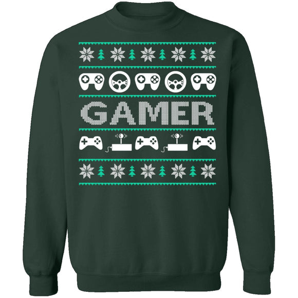 Game Controller Ugly Christmas Sweater CustomCat