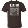 Gamer Facts T-Shirt CustomCat