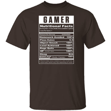 Gamer Facts T-Shirt CustomCat