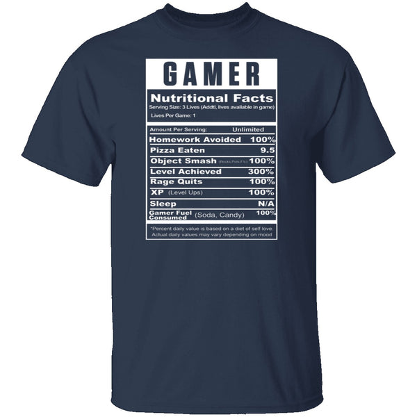 Gamer Facts T-Shirt CustomCat