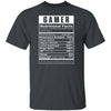 Gamer Facts T-Shirt CustomCat