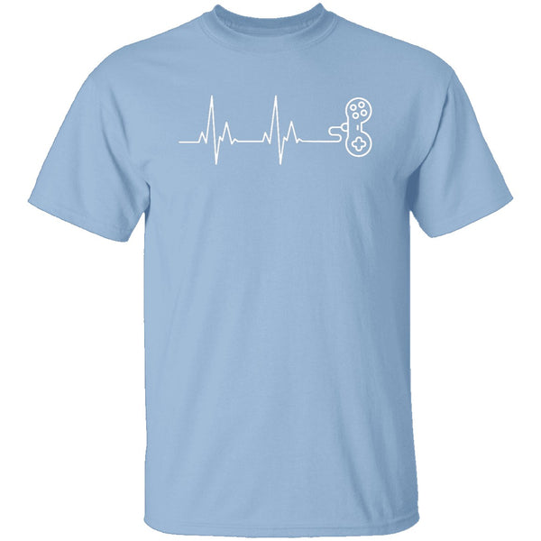 Gamer Heartbeat T-Shirt CustomCat