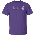 Gamer Heartbeat T-Shirt CustomCat