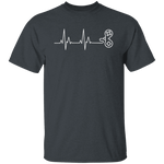 Gamer Heartbeat T-Shirt CustomCat