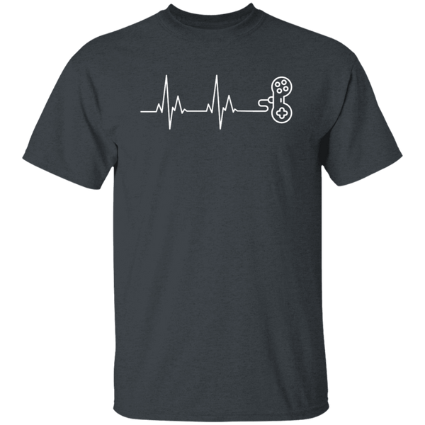 Gamer Heartbeat T-Shirt CustomCat