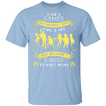 Gamers Have Many Lives T-Shirt CustomCat