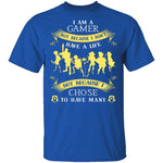 Gamers Have Many Lives T-Shirt CustomCat