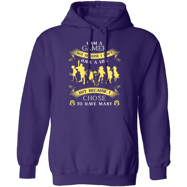 Gamers Have Many Lives T-Shirt CustomCat