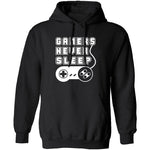 Gamers Never Sleep T-Shirt CustomCat