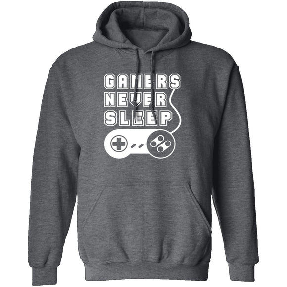 Gamers Never Sleep T-Shirt CustomCat