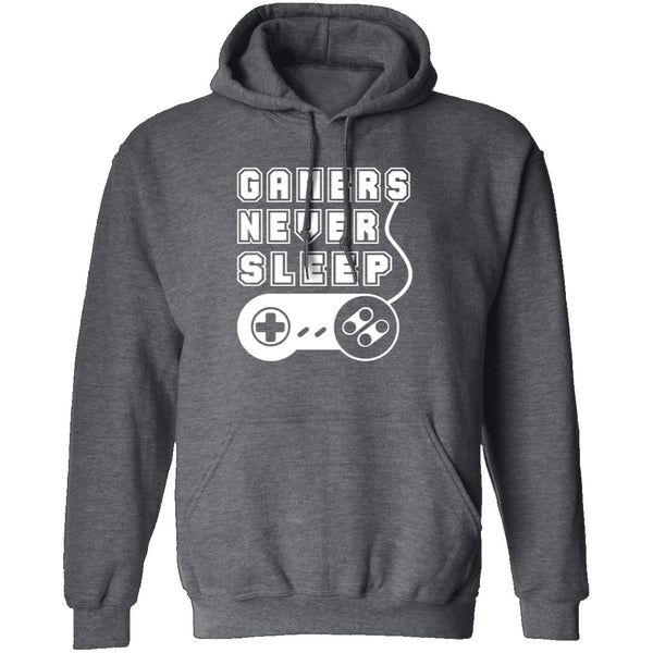 Gamers Never Sleep T-Shirt CustomCat
