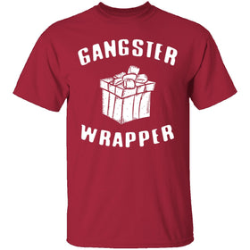 Gangster Wrapper T-Shirt CustomCat
