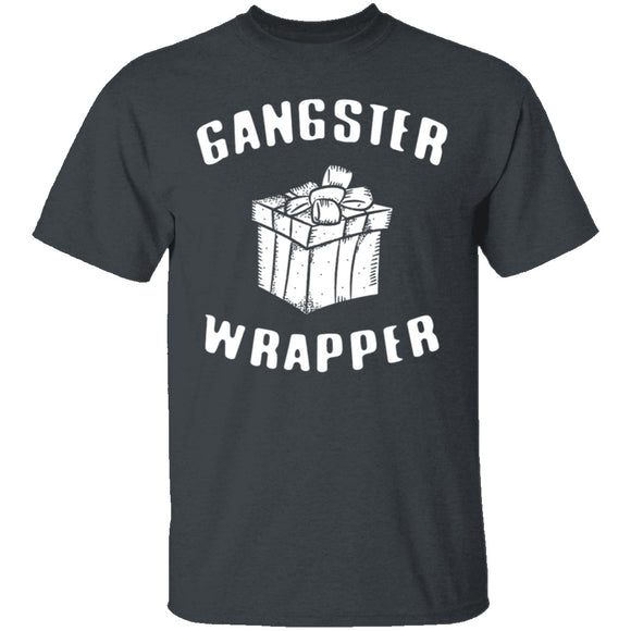 Gangster Wrapper T-Shirt CustomCat