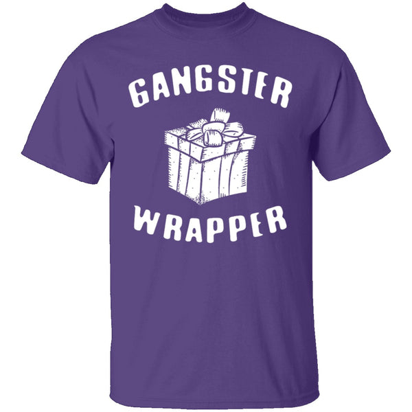 Gangster Wrapper T-Shirt CustomCat