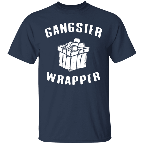 Gangster Wrapper T-Shirt CustomCat
