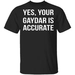 Gaydar is Accurate T-Shirt CustomCat