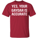 Gaydar is Accurate T-Shirt CustomCat