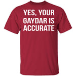 Gaydar is Accurate T-Shirt CustomCat
