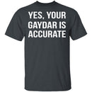 Gaydar is Accurate T-Shirt CustomCat