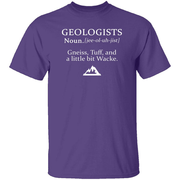 Geologist Definition T-Shirt CustomCat