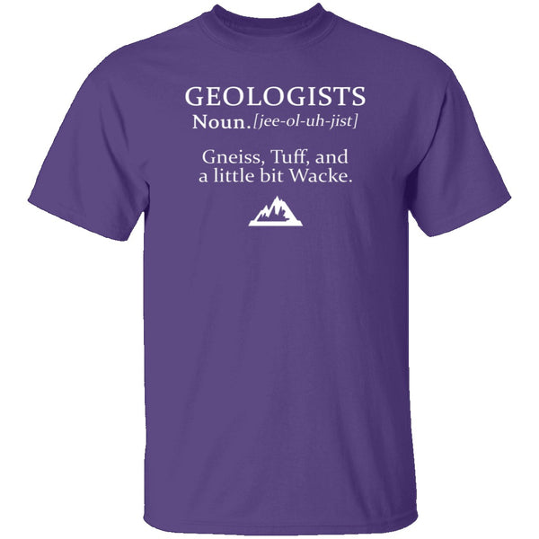 Geologist Definition T-Shirt CustomCat