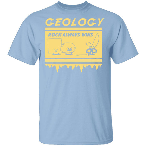 Geology Rock Wins T-Shirt CustomCat