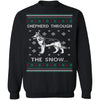 German Shepherd Ugly Christmas Sweater CustomCat