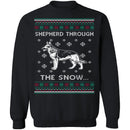 German Shepherd Ugly Christmas Sweater CustomCat
