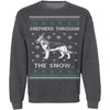 German Shepherd Ugly Christmas Sweater CustomCat