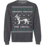 German Shepherd Ugly Christmas Sweater CustomCat