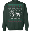 German Shepherd Ugly Christmas Sweater CustomCat