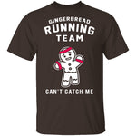 Gingerbread Running Team T-Shirt CustomCat