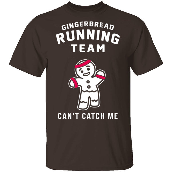 Gingerbread Running Team T-Shirt CustomCat
