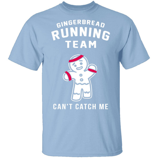 Gingerbread Running Team T-Shirt CustomCat