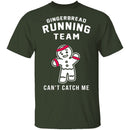 Gingerbread Running Team T-Shirt CustomCat