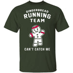 Gingerbread Running Team T-Shirt CustomCat