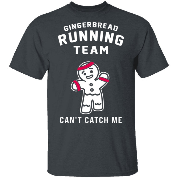 Gingerbread Running Team T-Shirt CustomCat