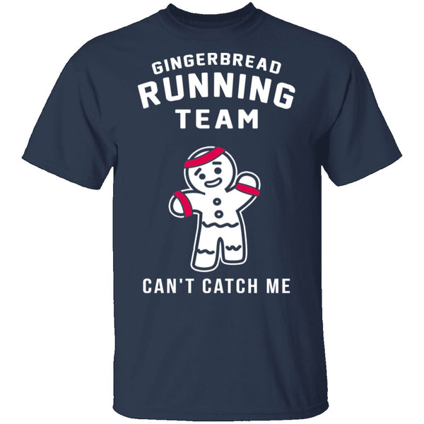 Gingerbread Running Team T-Shirt CustomCat