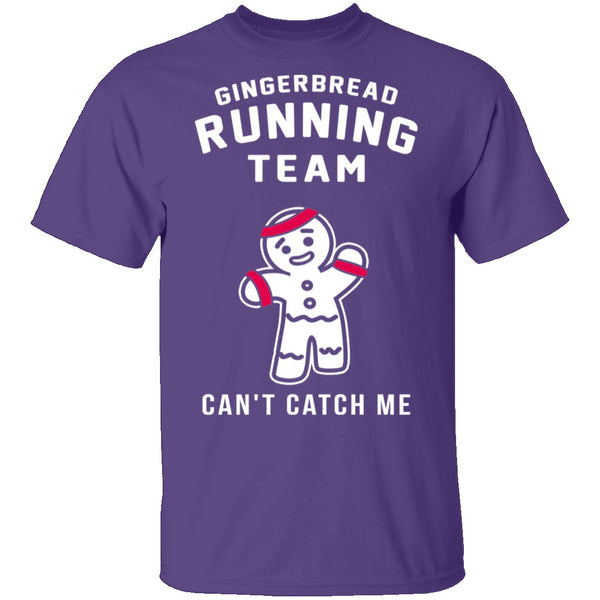 Gingerbread Running Team T-Shirt CustomCat