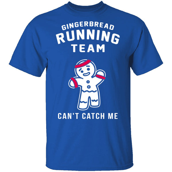 Gingerbread Running Team T-Shirt CustomCat