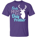 Girls Hunt Too T-Shirt CustomCat