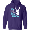 Girls Hunt Too T-Shirt CustomCat