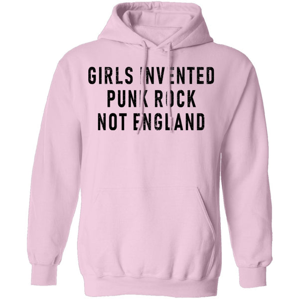 Girls Invented Punk Rock Not England T-Shirt CustomCat