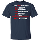 Give 100% At School T-Shirt CustomCat